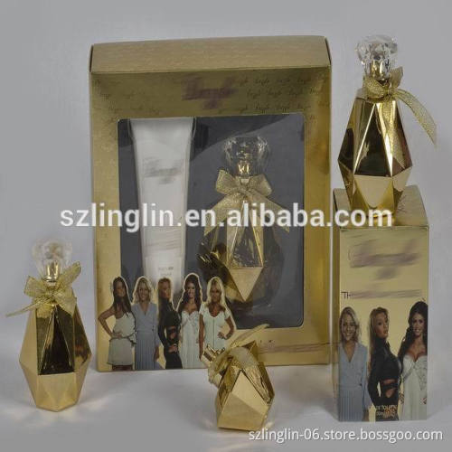 Wholesale cheap price cosmetic perfume gift set for lady